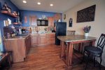 Kitchen with everything you`ll need plus a cold breakfast included and snacks